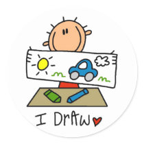 Ik trek T-shirts en Giften stickers