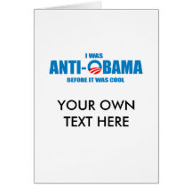 Ik was anti-Obama alvorens het koel was Kaart