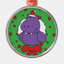 Ik wil een Nijlpaard voor Kerstmis Ornamenten