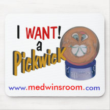 Ik wil een Pickwick Mousepad Muismatten