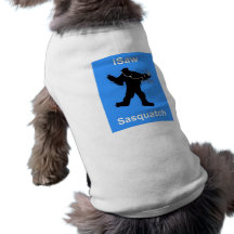 ik zag Muziek Sasquatch Huisdieren Shirt