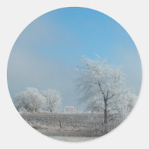 Il Snowned aujourd'hui/autocollants ronds
