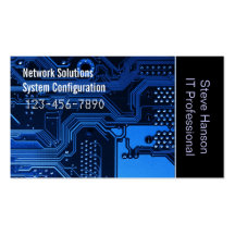 IL technicien d'informaticien Carte De Visite