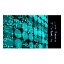 IL technicien d'informaticien Cartes De Visite Professionnelles