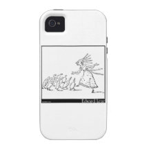 Il y avait une vieille dame de la France Étui iPhone 4