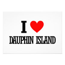 Île de dauphin, Alabama Bristols Personnalisés