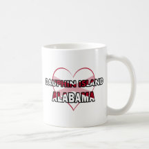 Île de dauphin, Alabama Tasses À Café