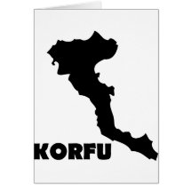 île de Grec de Corfou de korfu Cartes