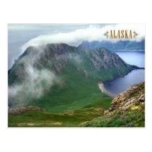 Île est d'Amatuli, îles stériles, Alaska Carte Postale