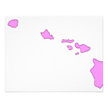 île hawaïenne rose faire-parts