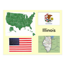 Illinois, de V.S. Wenskaarten