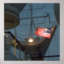 Illumination de drapeau affiches