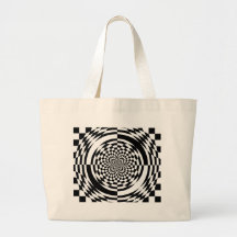 Illusions optiques sac fourre-tout