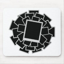 illustration abstraite de cadre vide tapis de souris