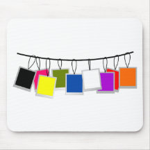 illustration abstraite de cadre vide tapis de souris