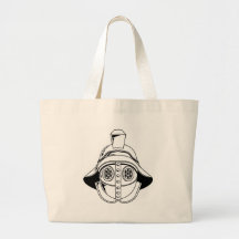 Illustration de casque de gladiateur sacs en toile