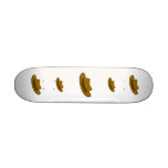 Illustration de chapeau de Brown. Sur le blanc Plateaux De Skateboards