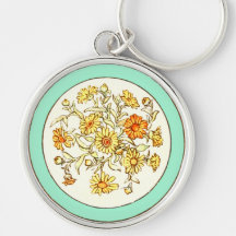 Illustration de livre vintage de Kate Greenaway Porte-clefs
