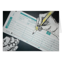 illustration de scantron cartes