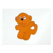 Illustration de singe faire-parts