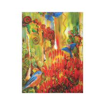 illustration de "-traînée" par Shari Zimmermann Impressions Sur Toile