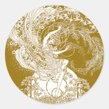 [Illustration féerique de féerie] par Dorothy Lath Autocollant