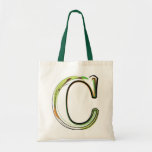 Illustration organique de police sac de toile