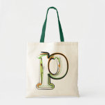 Illustration organique de police sacs en toile