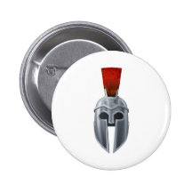 Illustration spartiate de casque pin's