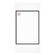 Image cassée cartes de vœux avec photo