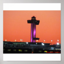 Image d'aéroport de Kennedy Affiche