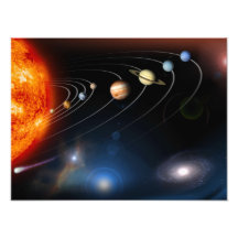 Image produite par Digital de notre système solair Art Photographique