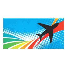 Image tramée d'abrégé sur voyage de vacances de li cartes de vœux avec photo