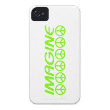 IMAGINEZ LA PAIX COQUE iPhone 4