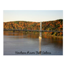 IMG_1493, couleurs d'automne du fleuve Hudson Cartes Postales