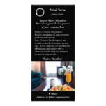 Impression de carte de support d'hôtel modèle de carte double