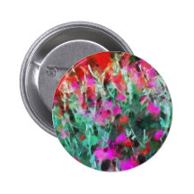 Impression des fleurs dans le jardin (2012) badges avec agrafe