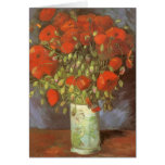 Impressionisme rouge de cru de Vincent van Gogh de Cartes De Vœux