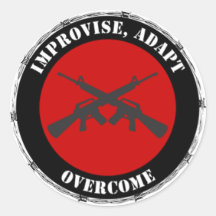 Improvisez, adaptez, surmontez l'autocollant