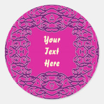 In de Roze sticker van de Bandana