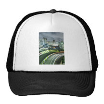 In zich opnemene brand trucker pet