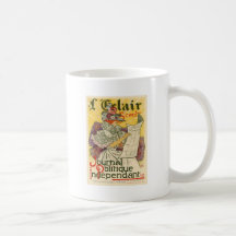 Indépendant de Politique de journal de L'Eclair Tasses À Café