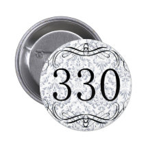 Indicatif régional 330 pin's avec agrafe