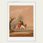 Indien arrosant leurs bâtis (1068A) cartes