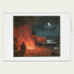Indien par un feu de camp (0744A) cartes