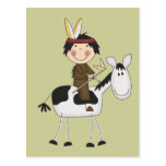 Indien sur des T-shirts et des cadeaux de cheval Cartes Postales