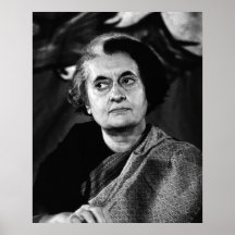 Indira Gandhi Affiche