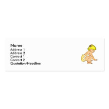 Industrie d'enfant/bébé modèles de cartes de visite
