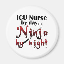 Infirmière Ninja d'ICU Aimant Pour Réfrigérateur