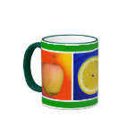 Ingrédients fruités tasse